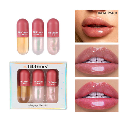 Day Night Instant Volume Lip Plumper Oil Clear Lasting Nourishing Repairing Reduce Lip Fine Line Care Lip Beauty Cosmetic