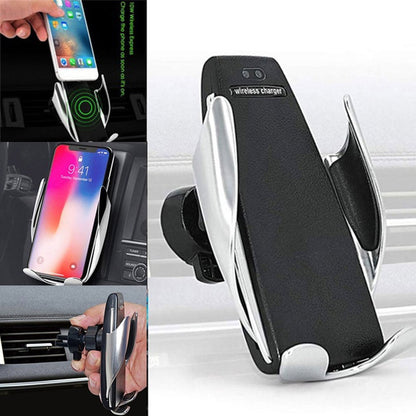 Car Wireless Charger 10W Induction Car Fast Wireless Charging With Car Phone Holder S5 - Fayaat 