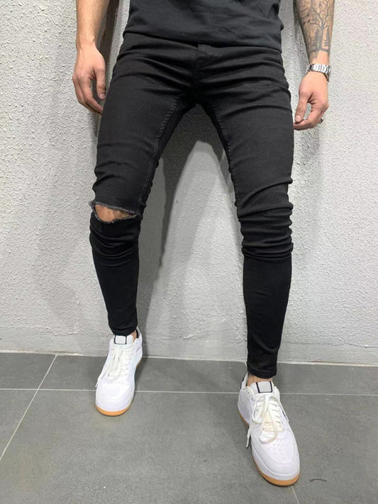 Men's Classic Versatile Stretch Skinny Jeans - Fayaat 