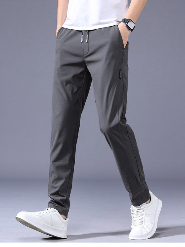 Straight Loose Elastic Boys Non-Iron Casual Pants Cargo Pants - Fayaat 