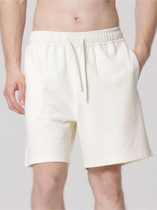Men's solid color loose casual sports shorts - Fayaat 