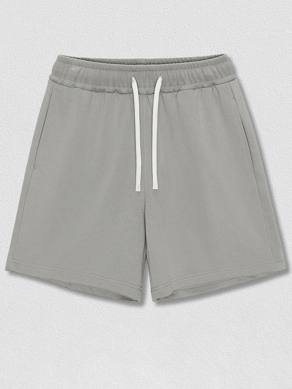 Men's solid color loose casual sports shorts - Fayaat 