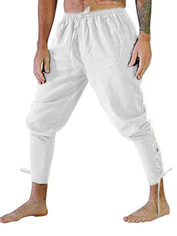 men's trousers ankle strap trousers cuffed trousers - Fayaat 