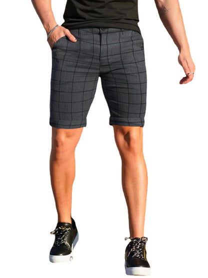 Men's Casual Shorts Plaid Casual Shorts Men's Trousers - Fayaat 