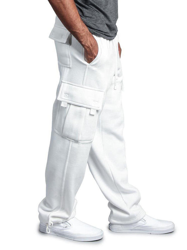 Men's retro casual leggings trousers, men's overalls